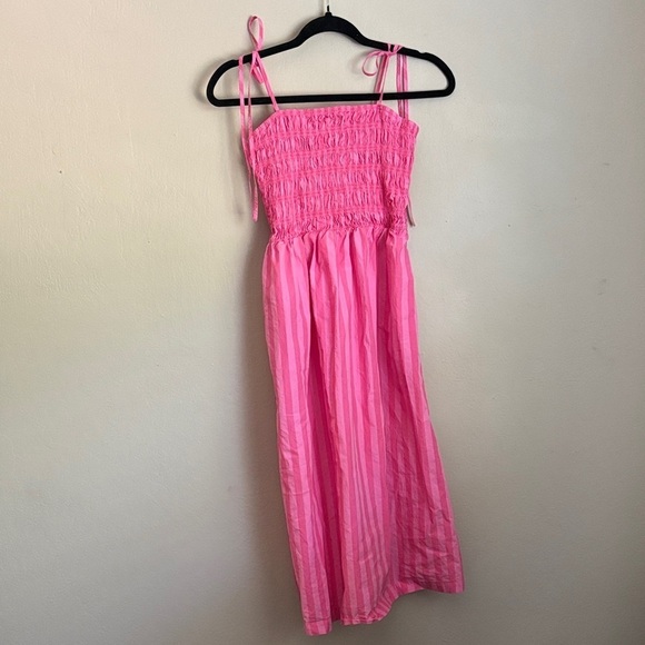 a new day Dresses & Skirts - A New Day Vibrant Pink Smocked Dress size small